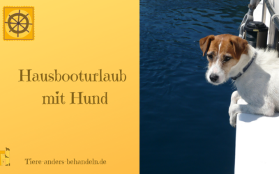 Hausbooturlaub mit Hund